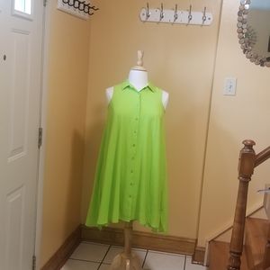 Pretty Lime Green Dress